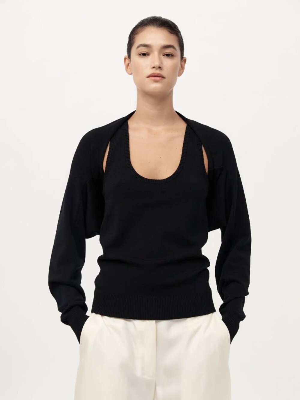 St Agni Two Piece Jumper - Black